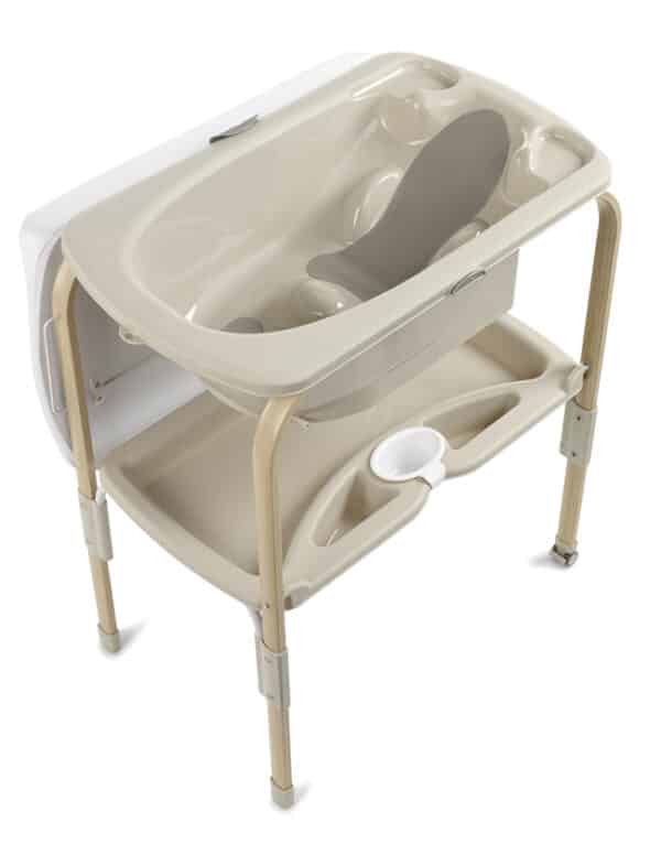 BAÑERA BEBE JANE Flip T59 !! OFERTA ¡¡  SOBRE BIDE PLEGABLE EVOLUTIVA INTERIOR CUBETA ANTIDESLIZANTE DOS ETAPAS CON RUEDAS - Imagen 4