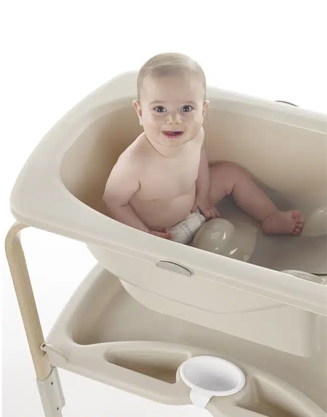 BAÑERA BEBE JANE Flip T59 !! OFERTA ¡¡ SOBRE BIDE PLEGABLE EVOLUTIVA  INTERIOR CUBETA ANTIDESLIZANTE DOS ETAPAS CON RUEDAS