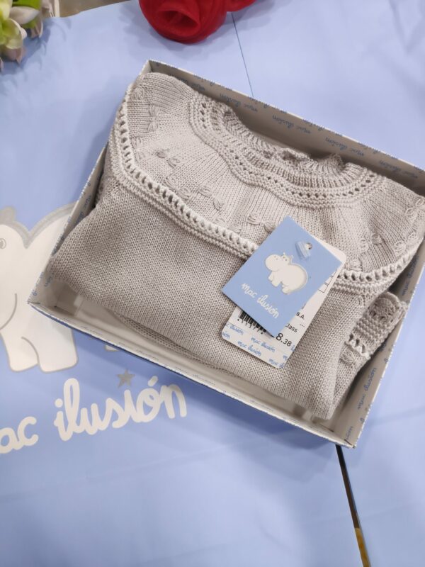 Conjuntito Bebe Recien Nacido PRIMAVERA 2020 Macilusion 7603 Gris Oferta Baratito