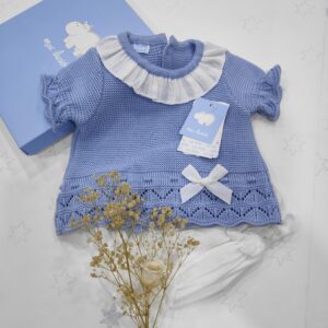 Conjuntito Bebe Recien Nacido PRIMAVERA VERANO 2020 Macilusion 7622 azul/Blanco Oferta Baratito