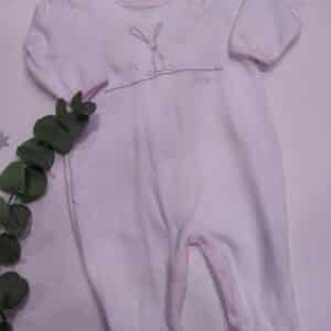 PELELITO PELELE PIJAMA PIJAMITA ALGODON PEINADO 8753-40 BL/R0SA RAPIFE BUENO PIEL ATOPICA