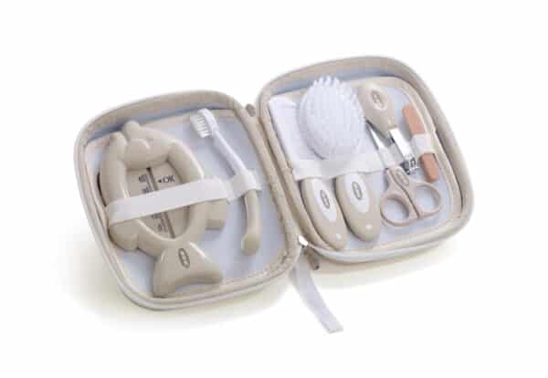 KITS SETS HIGIENE CUIDADO Y BAÑO DEL BEBE JANE CON FUNDA TRANSPORTE ALMACENAMIENTO ORDENAR