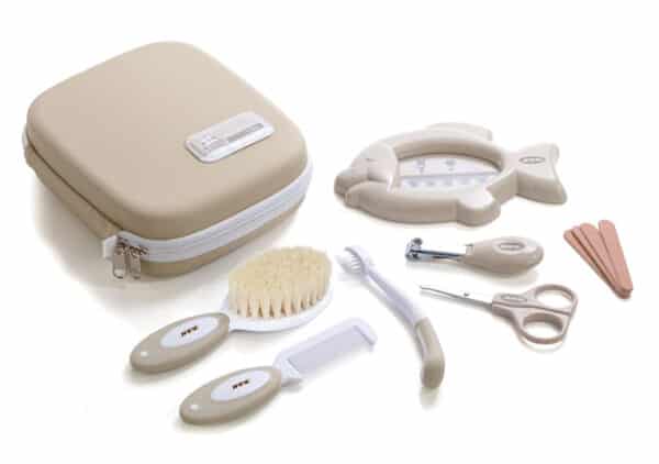 KITS SETS HIGIENE CUIDADO Y BAÑO DEL BEBE JANE CON FUNDA TRANSPORTE ALMACENAMIENTO ORDENAR