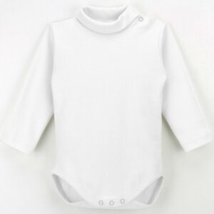 BODY BEBE NIÑOS CUELLO SEMICISNE SEMI CISNE RAPIFE APERTURA LATERAL ALGODON PEINADO 8816 8916