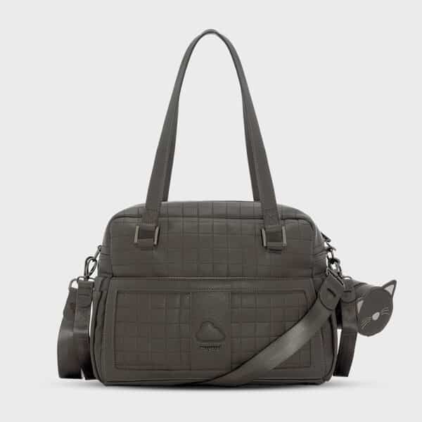REGALO CINTURON EMBARAZADA JANE CON EL BOLSO MAMA PAÑALERA 19796 MAYORAL GRIS MAS PORTACHUPETE INCLUIDO