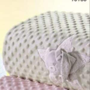 MANTITA MANTA ARRULLO MULTIUSOS CON MUÑECO OSITO TIPO DUDU CALENTITA SUAVE FORRADA GAMBERRITOS 10150 MARRON BEIGE