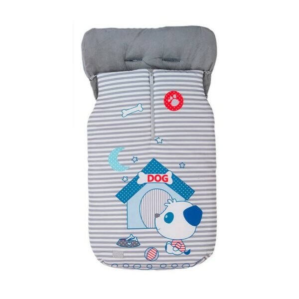 SACO SAQUITO SILLA SILLITA CARRO COCHE DE PASEO BEBE UNIVERSAL GAMBERRITOS GRIS 10303 DOG CALENTITO POLAR