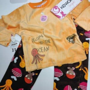 PIJAMA NIÑA CHICA KEWAII 576 TUNDOSADO INVIERNO CALENTITO
