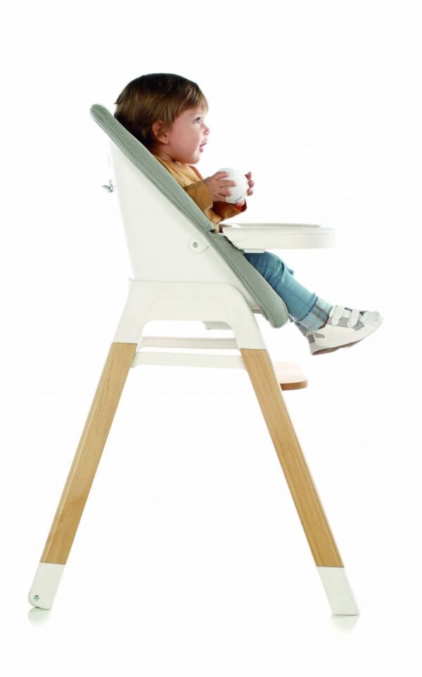 TRONA WOODDY SILLA DE COMER JANE EVOLUTIVA 6Meses a 8Años ERGONOMICA DESENFUNDABLE LAVABLE BANDEJA EXTRAIBLE LAVAVAJILLAS T97 MADERA y PLASTICO 6220 - Imagen 4