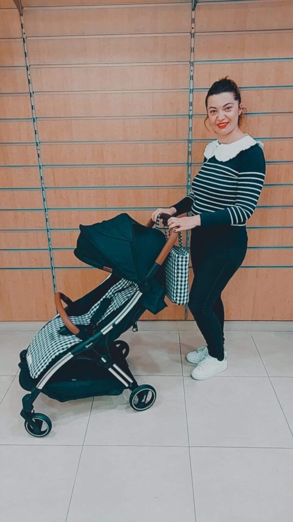ARTESANAL COLCHONETA FUNDA SILLA PASEO BEBE UNIVERSAL PARA LA MAYORIA DE CARRITOS PRODUCTO HECHO A MANO EXCLUSIVO TIENDAMARILUZ UNIDADES LIMITADAS VICHY MARINO