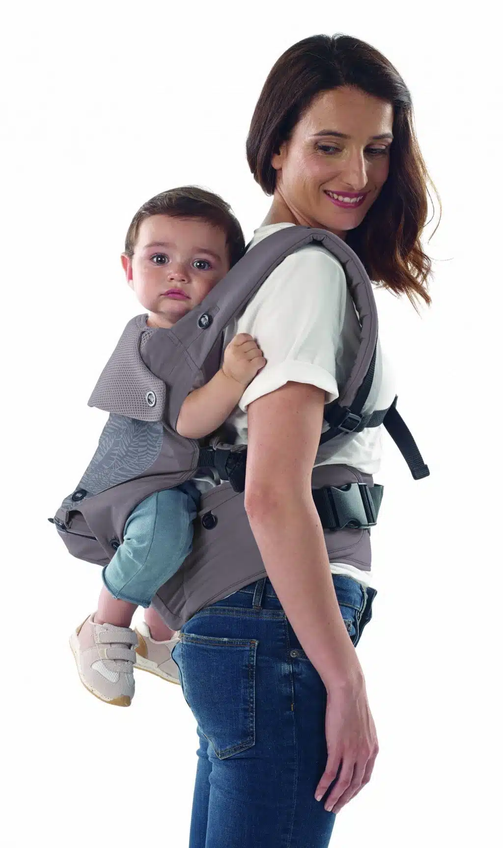 MOCHILA PORTABEBE MARSUPIO JANE REVOLUTION MULTIPOSICION ERGONOMICA  EVOLUTIVA CONVERTIBLE REFUERZO PROTECTOR LUMBAR 060230 T48