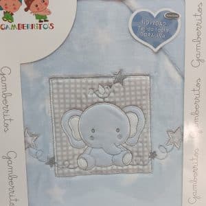 JUEGO DE SABANAS SABANITAS CUNA BEBE INVIERNO CALENTITAS LIGERAS DORALINA COMO la Coralina 10495 AZUL CELESTE TRES PIEZAS GAMBERRITOS