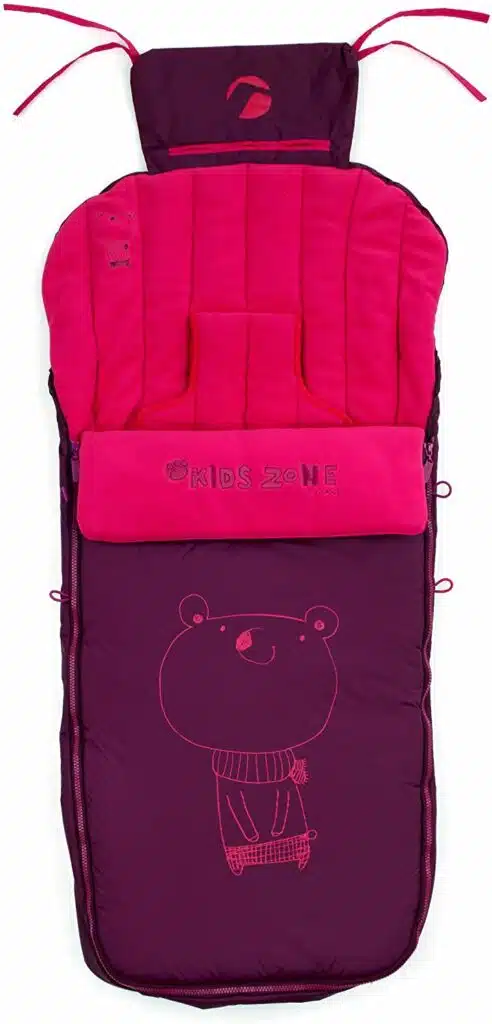 Saco silla de paseo carro interbaby bebe niñoa universal mod 10079 cactus  rosa