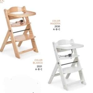 TRONA SILLA DE COMER BEBE DE MADERA CON COJIN EVOLUTIVA MS FULL TRANSFORMABLE PROGRESIVA 2030