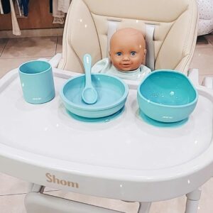 JUEGO VAJILLA BEBE SILICONA VENTOSA JANE ADERENTE SEGURIDAD 70231 U13 DINER SET ALIMENTACION DISEÑO