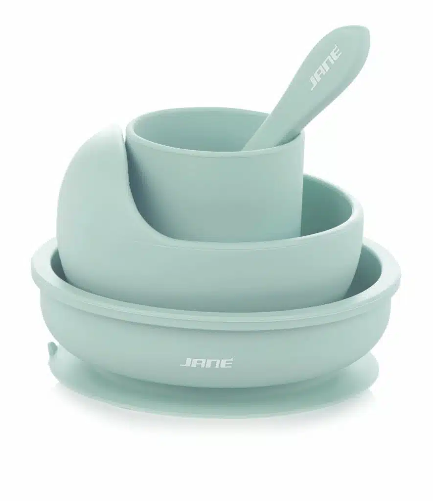 KYDSMILE Vajilla Bebe Infantil de Silicona - Plato Ventosa