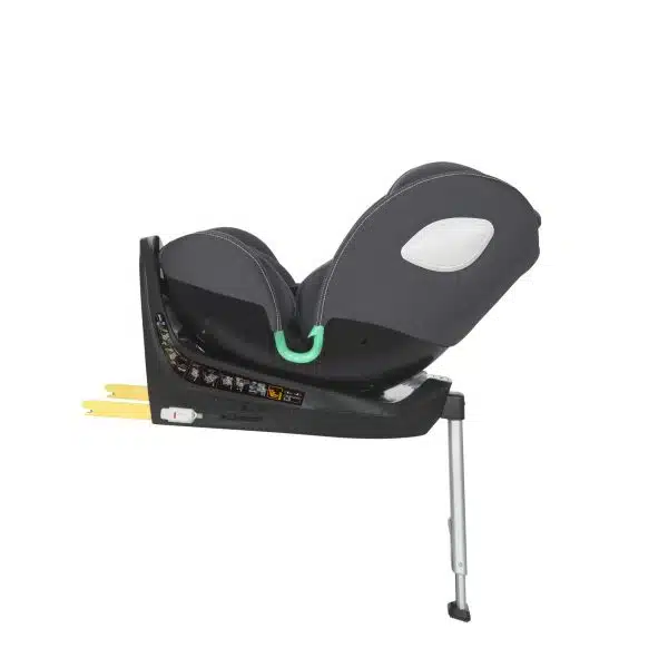 1849- SILLA AUTO LE MANS MS NEGRO Y GRIS I SIZE GRUPOS 0 1 2 3 DESDE RECIEN HASTA 36 KG GIRATORIA HOMOLOGADA EVOLUTIVA COCHE BEBE NIÑOA