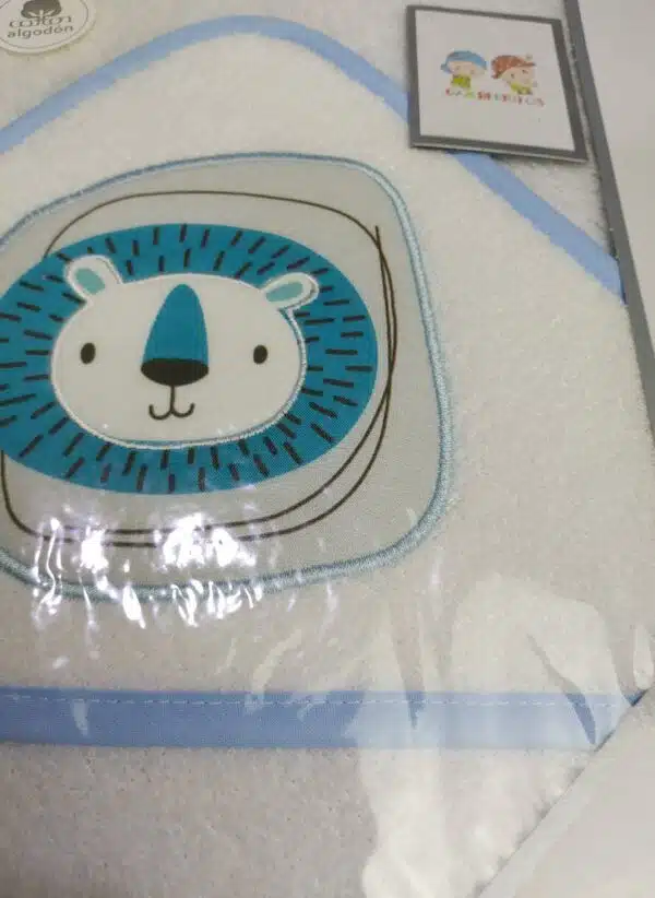 10.560 CAPA DE BAÑO BEBE NIÑOA GAMBERRITOS 1M X 1M ALGODON TOALLA
