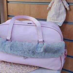 Bolso Mayoral maternidad paseo clinica bebe nacimiento maternal detalle pelo desmontable color ROSA 19041