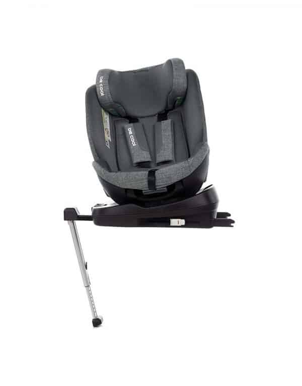 silla-de-coche-twister BE COOL 7034 Color Z02 city desde recien hasta 150 cm (+ - 12 años ) giratoria acontramarcha pata plegable ocultable a partir 100cm a favor marcha