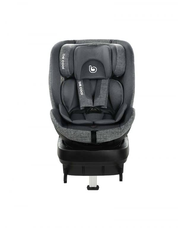 silla-de-coche-twister BE COOL 7034 Color Z02 city desde recien hasta 150 cm (+ - 12 años ) giratoria acontramarcha pata plegable ocultable a partir 100cm a favor marcha