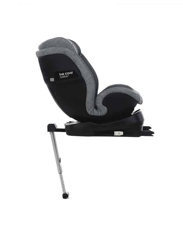 silla-de-coche-twister BE COOL 7034 Color Z02 city desde recien hasta 150 cm (+ - 12 años ) giratoria acontramarcha pata plegable ocultable a partir 100cm a favor marcha