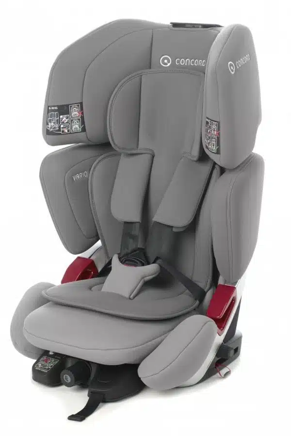 Vario SILLA AUTO CONCORD JANE NIÑOA COCHE GRUPOS 1 2 3 DE 9 A 36 KG isofix mod 7500 color 891 Cloud gray