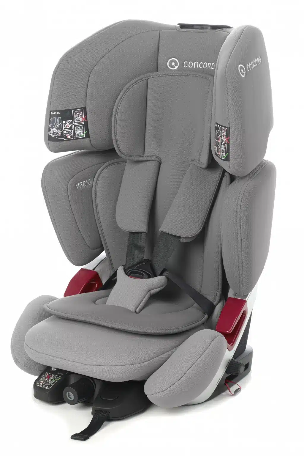 Concord Vario XT-5 GR.1-2-3 SILLA AUTO CONCORD JANE NIÑOA COCHE DE 9 A 36  KG isofix mod 7500 color 891 Cloud gray