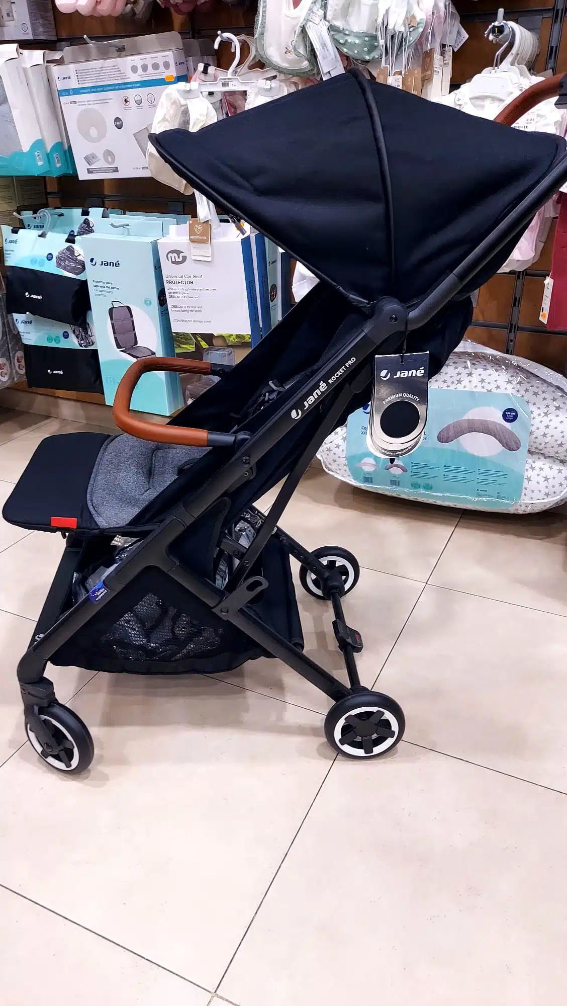 Silla de paseo JANE Rocket Pro NEGRA/GRIS sillita paseo LIGERA