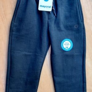 Pantalon Chandal Deportivo punto puños elasticos bebe niñoa Mayoral modelo art 704 Marino
