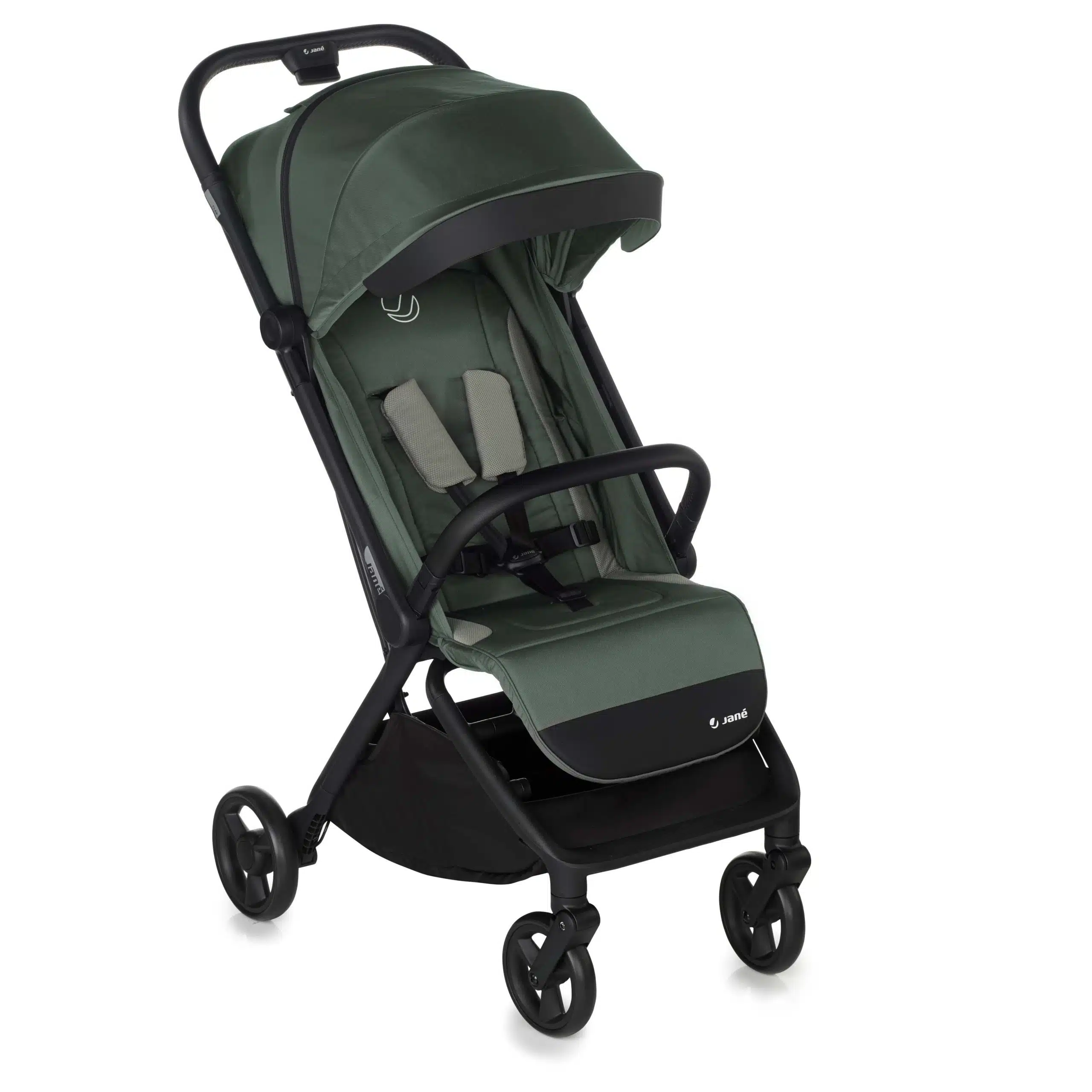 2024_Clap_Botanic silla paseo niñoa bebe JANE CLAP COLOR U78 BOTANIC mod  2323 ligera plegable avion Verde