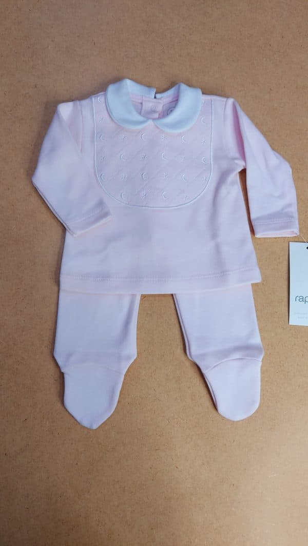 Conjuntito Bebe Algodon peinado RAPIFE 4902W19 rosa