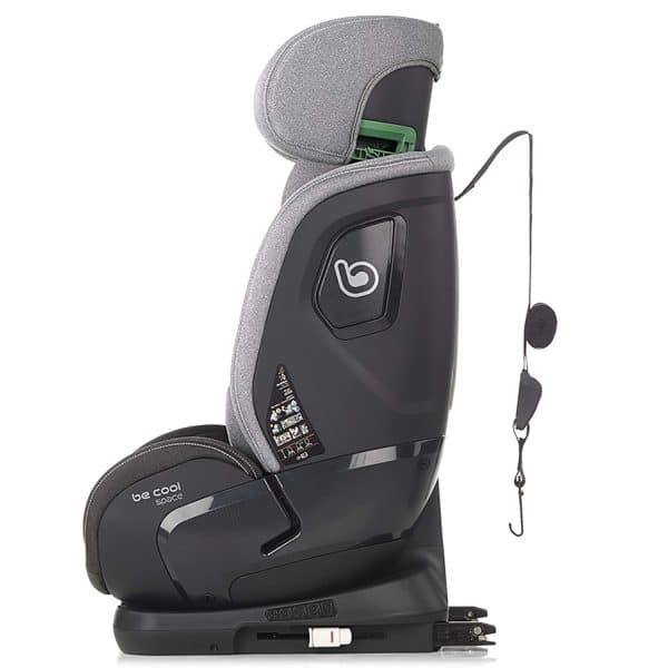 .Silla auto Be Cool SPACE i size desde 76cm  hasta 150 cm bebe niñoa mod 7042 Y76 GRIS OSCURO - Imagen 5