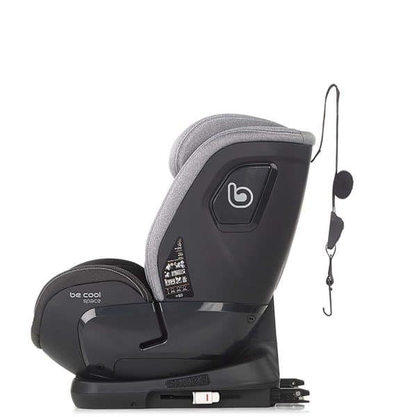.Silla auto Be Cool SPACE i size desde 76cm  hasta 150 cm bebe niñoa mod 7042 Y76 GRIS OSCURO - Imagen 6