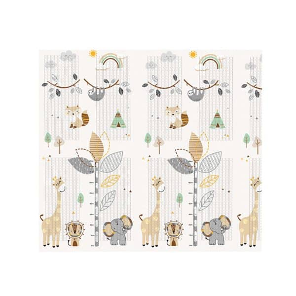 Alfombra GRANDE Gruesa y Ligera-de-juego-francy-elephant MS NIÑO BEBE 200 X 180 X 1,5  MODELO 8911 Elefantes - Imagen 4