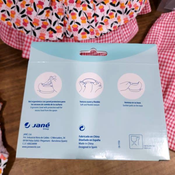 .silicone-dinner-set VAJILLA BEBE SILICONA JANE MOD 070231 U09 ROSA PALE JUEGO VAJILLA BEBE SILICONA VENTOSA JANE ADERENTE SEGURIDAD - Imagen 3
