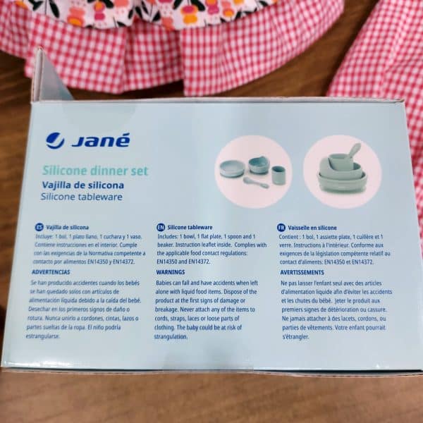 .silicone-dinner-set VAJILLA BEBE SILICONA JANE MOD 070231 U09 ROSA PALE JUEGO VAJILLA BEBE SILICONA VENTOSA JANE ADERENTE SEGURIDAD - Imagen 5