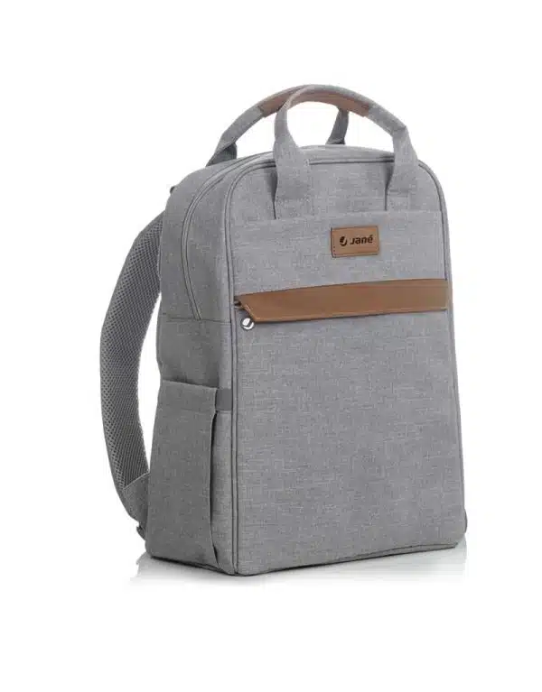 .Mochila para carrito y paseo JANE Ref. 080131 U05 GRIS Bebe niñoa gran capacidad ligera paseo